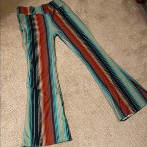 Turquoise bell bottoms